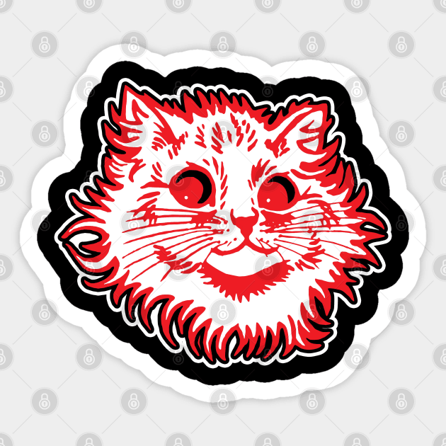 Like A Cat Sticker by VOLPEdesign